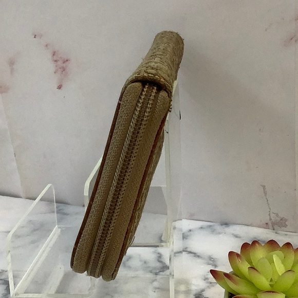 GUC Dior Brown Monogram Zip Wallet - Picture 2 of 10